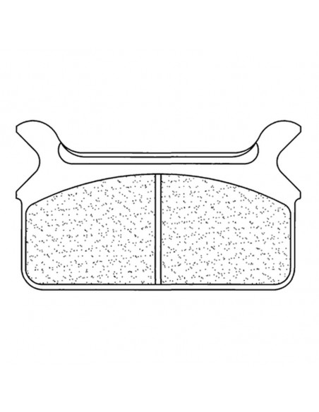 Plaquettes de frein CL BRAKES Racing métal fritté - 2342RX3