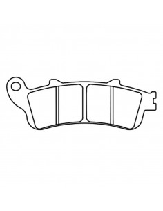 Plaquettes de frein CL BRAKES Racing métal fritté - 1231RX3