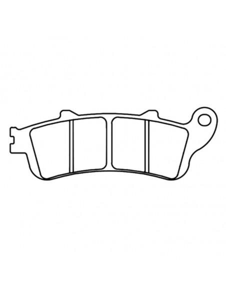 Plaquettes de frein CL BRAKES Racing métal fritté - 1231RX3