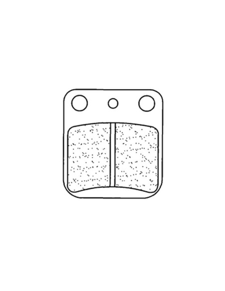 Plaquettes de frein CL BRAKES Quad métal fritté - 2408ATV1