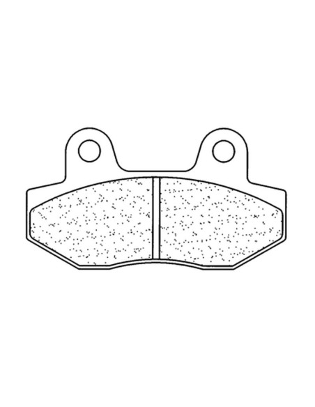 Plaquettes de frein CL BRAKES Racing métal fritté - 2621RX3