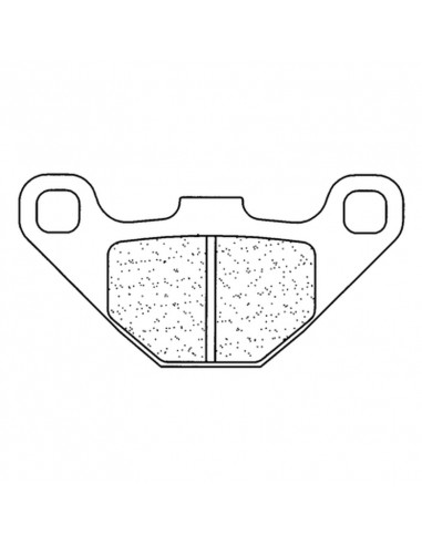 Plaquettes de frein CL BRAKES Off-Road métal fritté - 2466MX10