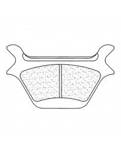 Plaquettes de frein CL BRAKES Racing métal fritté - 2370RX3