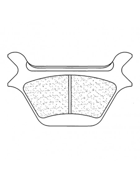 Plaquettes de frein CL BRAKES Racing métal fritté - 2370RX3