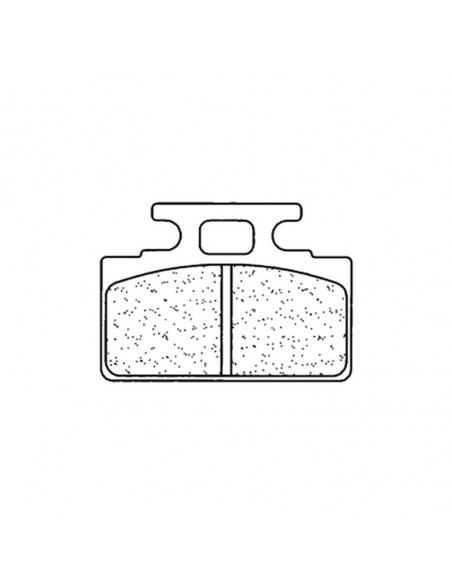Plaquettes de frein CL BRAKES Racing métal fritté - 2287RX3
