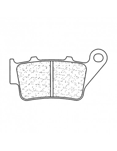 Plaquettes de frein CL BRAKES Racing métal fritté - 2353RX3