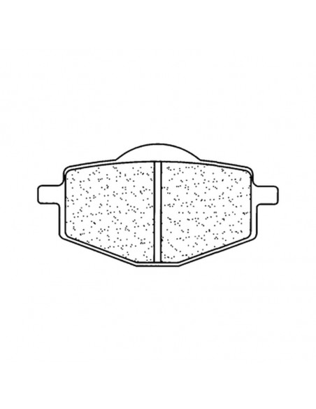 Plaquettes de frein CL BRAKES Racing métal fritté - 2284RX3