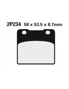 Plaquettes de frein NISSIN route semi-métallique - 2P-234NS