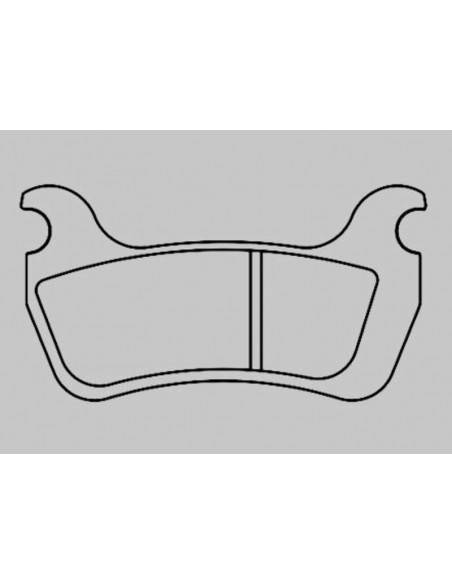 Plaquettes de frein BERINGER Quad métal fritté - KIT1158S