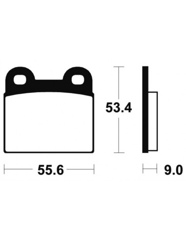 Plaquettes de frein TECNIUM route organique - MA27
