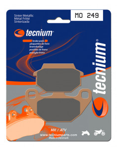 Plaquettes de frein TECNIUM MX/Quad métal fritté - MO249