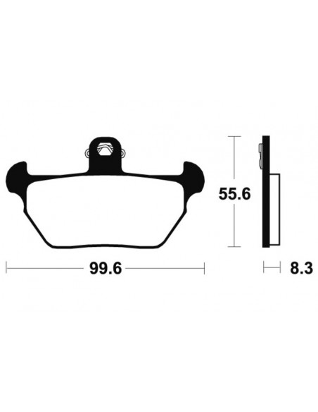 Plaquettes de frein TECNIUM Performance métal fritté - MF144