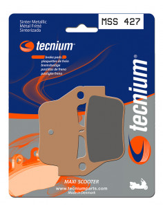 Plaquettes de frein TECNIUM Maxi Scooter métal fritté - MSS427