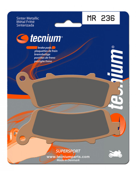Plaquettes de frein TECNIUM Performance métal fritté - MR236