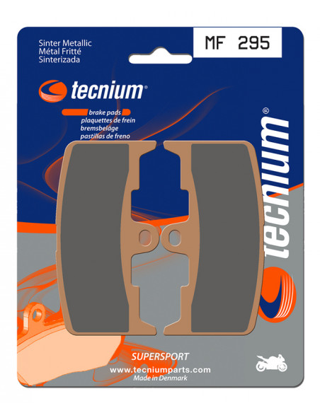 Plaquettes de frein TECNIUM Performance métal fritté - MF295