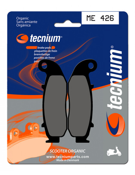 Plaquettes de frein TECNIUM Scooter organique - ME426