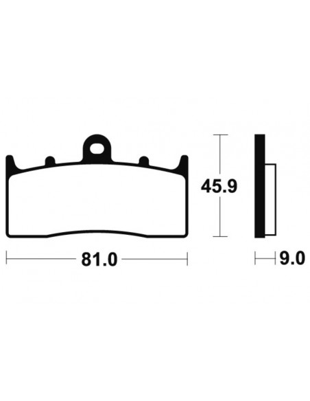 Plaquettes de frein TECNIUM Performance métal fritté - MF278