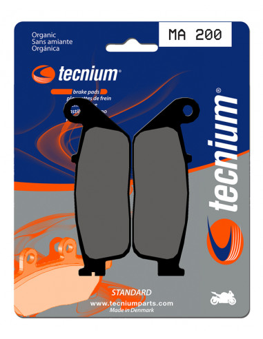 Plaquettes de frein TECNIUM route organique - MA200