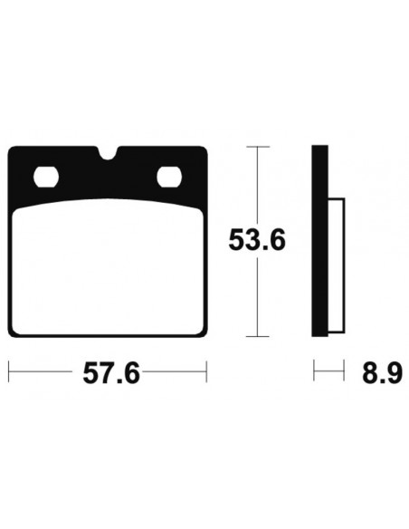 Plaquettes de frein TECNIUM Performance métal fritté - MF140
