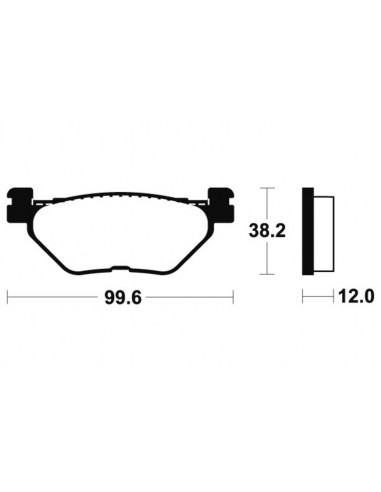 Plaquettes de frein TECNIUM Performance métal fritté - MR268