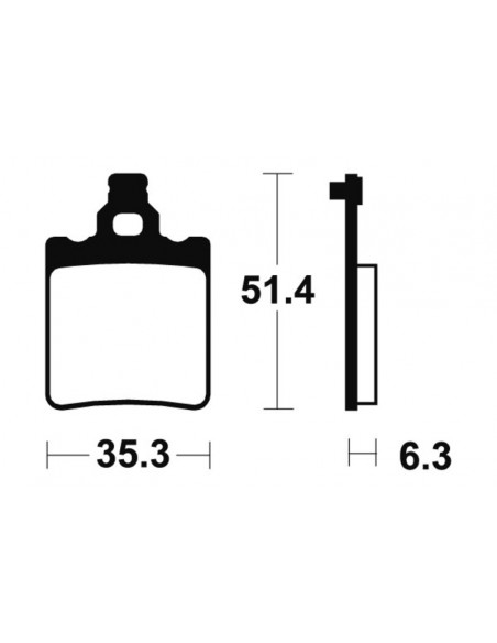 Plaquettes de frein TECNIUM MX/Quad métal fritté - MO74