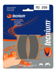 Plaquettes de frein TECNIUM MX/Quad métal fritté - MO299
