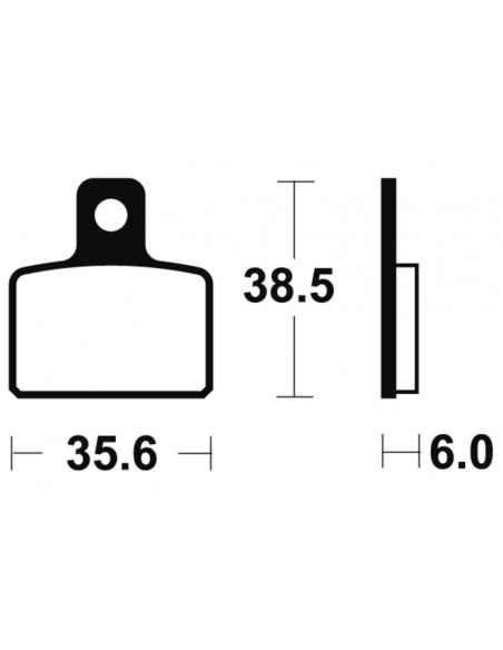 Plaquettes de frein TECNIUM Racing MX/Quad métal fritté - MOR303
