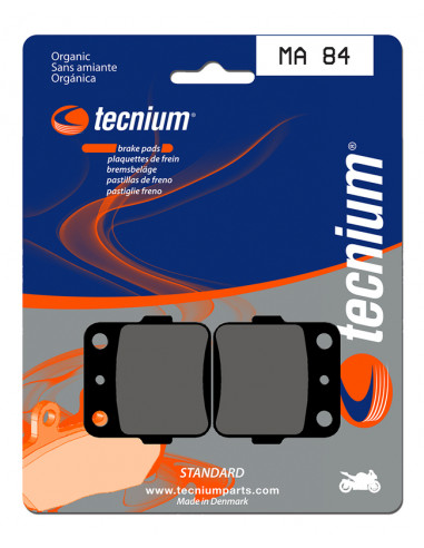 Plaquettes de frein TECNIUM route organique - MA84