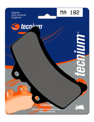 Plaquettes de frein TECNIUM route organique - MA182