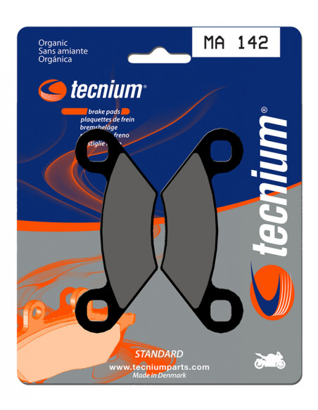 Plaquettes de frein TECNIUM route organique - MA142