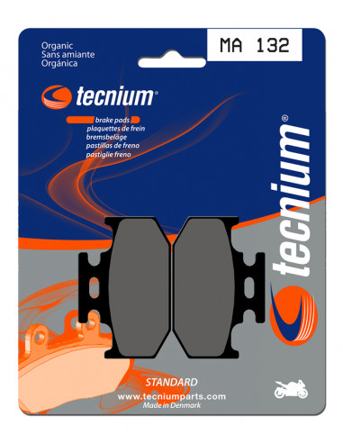 Plaquettes de frein TECNIUM route organique - MA132