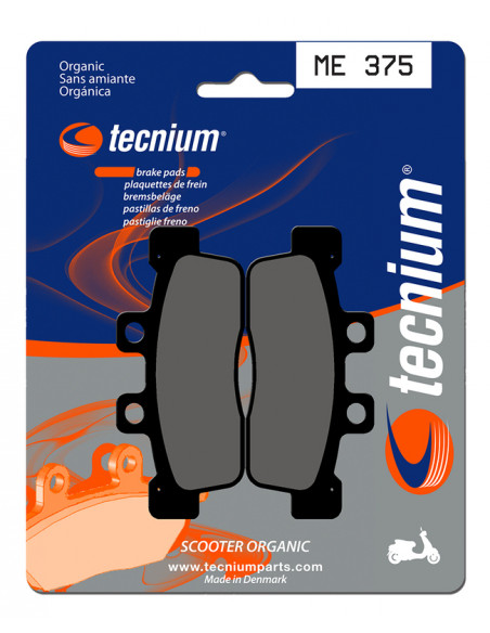 Plaquettes de frein TECNIUM Scooter organique - ME375