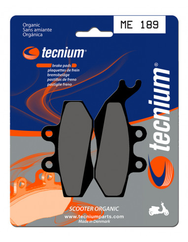 Plaquettes de frein TECNIUM Scooter organique - ME189