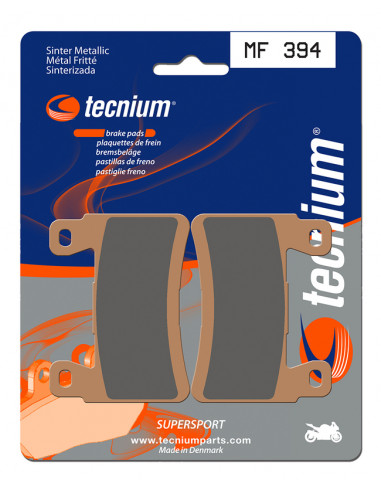 Plaquettes de frein TECNIUM Performance métal fritté - MF394