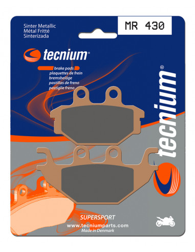 Plaquettes de frein TECNIUM Performance métal fritté - MR430