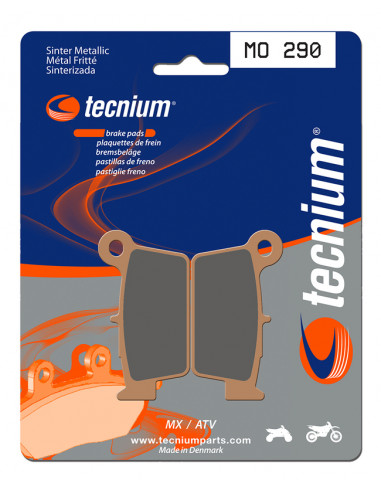 Plaquettes de frein TECNIUM MX/Quad métal fritté - MO290