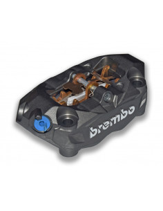 Etrier de frein avant droit BREMBO M4 titane Ø32mm