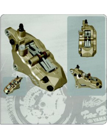 Etrier de frein 6 pistons avant droit Or Nissin