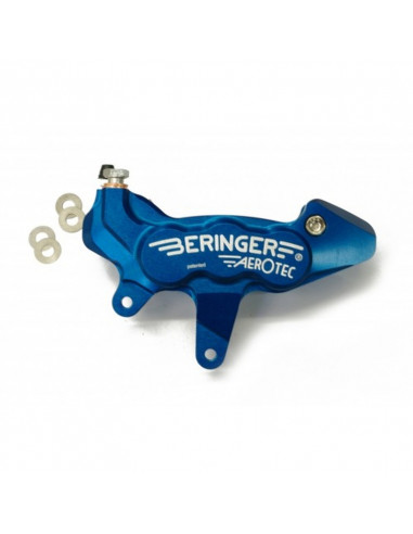 Etrier de frein axial gauche BERINGER Aerotec® 6 pistons Ø27mm bleu