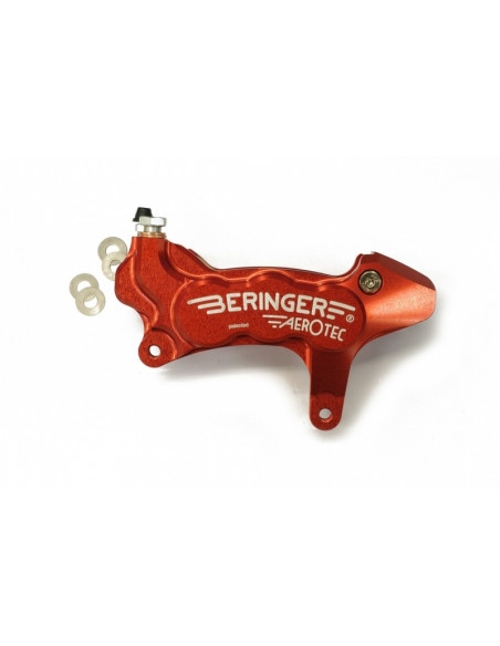 Etrier de frein axial gauche BERINGER Aerotec® 6 pistons Ø27mm rouge Etrier de frein axial gauche BERINGER Aerotec® 6 pistons Ø27mm rouge