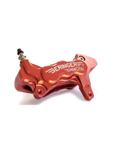 Etrier de frein axial gauche BERINGER Aerotec® 6 pistons Ø27mm rouge Etrier de frein axial gauche BERINGER Aerotec® 6 pistons Ø27mm rouge