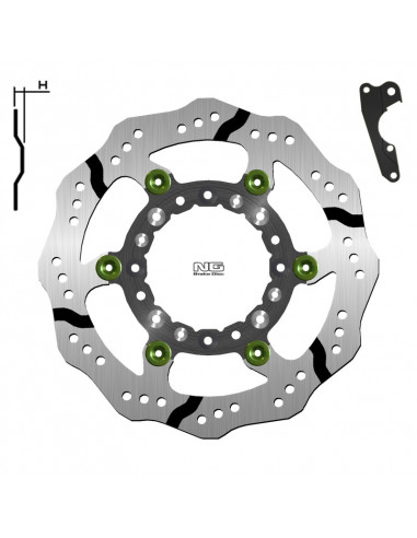 Kit disque de frein Oversize NG BRAKE DISC pétale flottant - 270 1150XBHK01