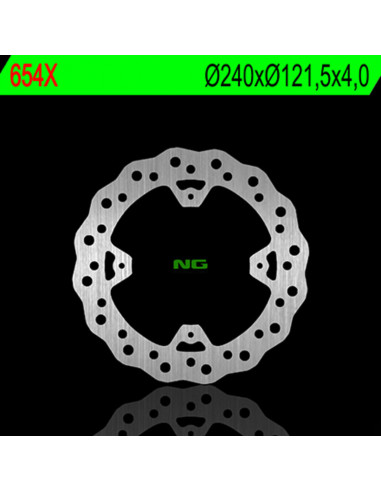 Disque de frein NG BRAKE DISC pétale fixe - 654X