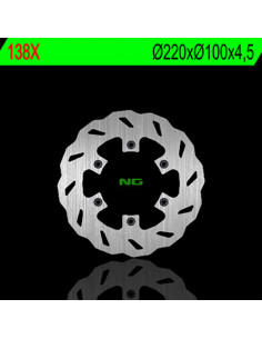 Disque de frein NG BRAKE DISC pétale fixe - 138X