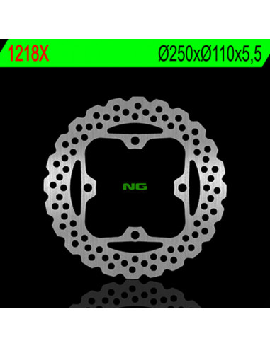 Disque de frein NG BRAKE DISC pétale fixe - 1218X