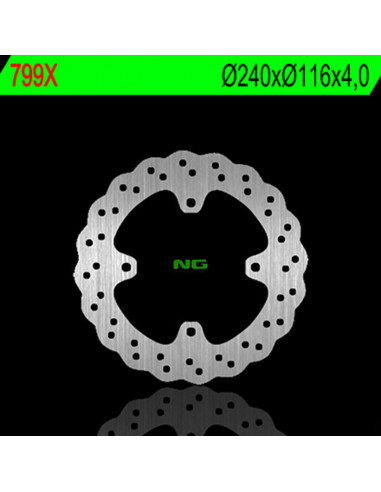 Disque de frein NG BRAKE DISC Pétale fixe - 799X