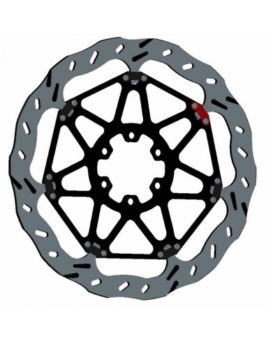 Disque de frein BRAKING Wave flottant - EP073R