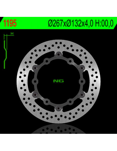 Disque de frein NG BRAKE DISC flottant - 1195