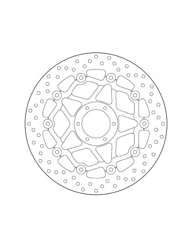 Disque de frein BREMBO Série Oro Flottant - 78B40898