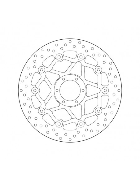 Disque de frein BREMBO Série Oro Flottant - 78B40898